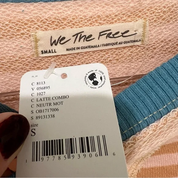 We The Free Latte Combo Sweater NWT Small - Picture 2 of 5